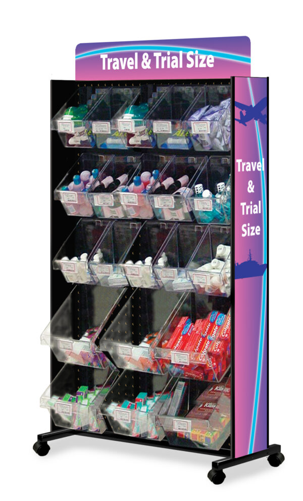 PowerPlatform Trial Size Blk hero 3 | TM Shea Products | Retail Merchandising Display Solutions