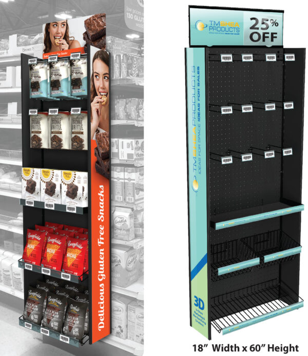 Suspended Monster PowerPanel MPPS | TM Shea Products | Retail Merchandising Display Solutions