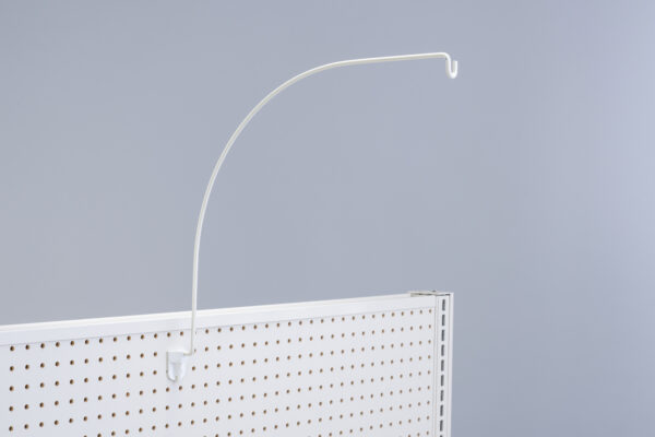 ArcArm 1616PegBoard 1S 1H PSW PB1 1616 scaled | TM Shea Products | Retail Merchandising Display Solutions